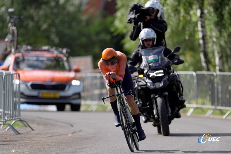 2024 UEC Road European Championships - Limburg - Flanders - Men Junior Individual Time Trial 31,2 km - 11/09/2024 - Michiel  Mouris(NED) - photo Luca Bettini/SprintCyclingAgency?2024